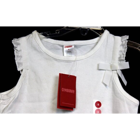 2008 Gymboree Ice Cream Social Easter Tank Top sz 8 NWT Girls Rhinestone Bow - Picture 3 of 8